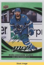 2023-24 Upper Deck MVP Green Script Marc-Edouard Vlasic #130 READ y0i