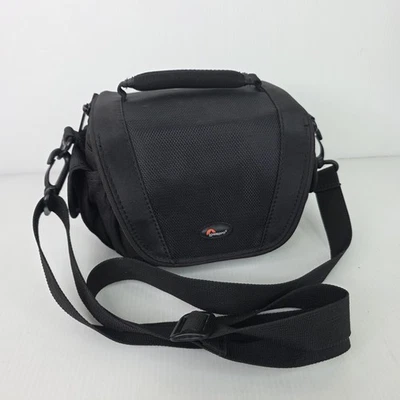 Lowepro Edit 110 Camera Camcorder Case Travel Shoulder Strap Bag Black - Image 1 of 4