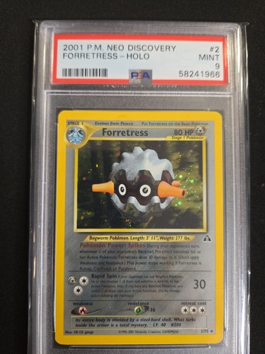 Forretress (Unlimited) graded PSA 9 for sale on eBay