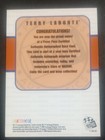 2001 Terry Labonte Press Pass Signings Autograph — photo 3