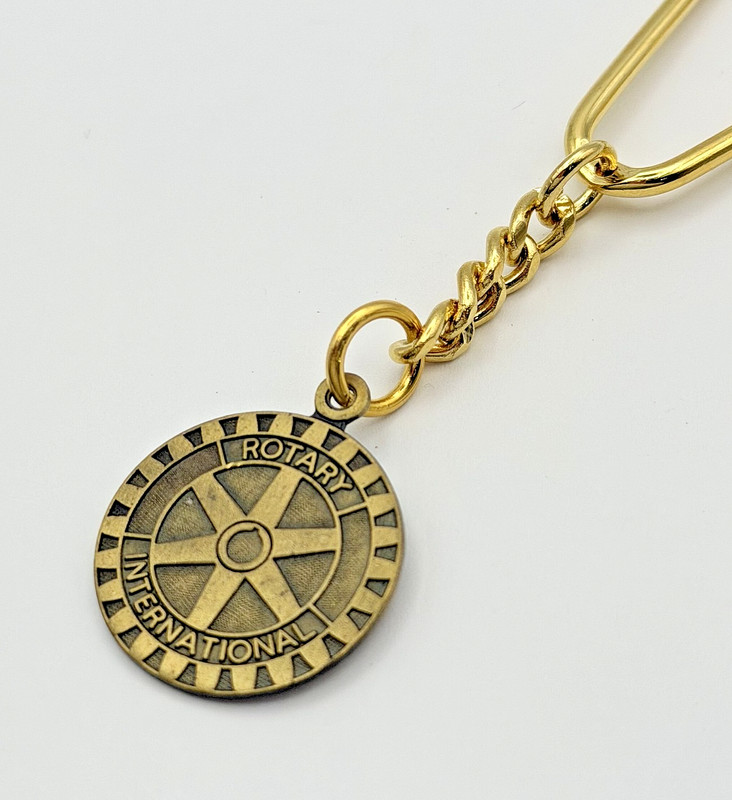Vintage Rotary International keychain