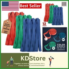 12 Pack Extra Large Moving Rubber Bands 42/30/26 inch Heavy Duty Storage