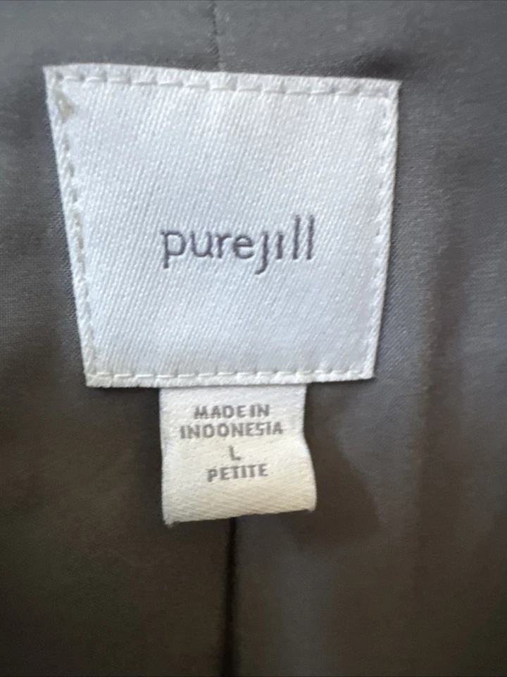 PRECIOSA CHAQUETA J Jill terciopelo triturado puro Shibori frente abierto talla pequeña grande Foto 2 de 4