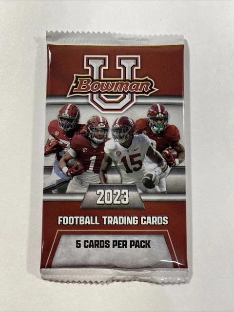 2023 Bowman U University of Alabama Football (1) Sealed Pack WDD