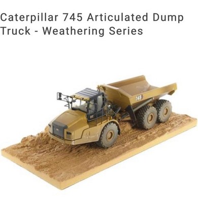 Diecast Masters 1:50 Caterpillar 745 Articulated Dump Truck  Weathered  85704