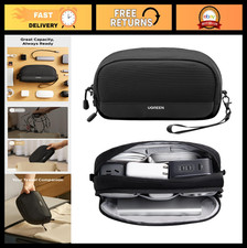 Multifunctional Electronics Organizer Travel Case for Cables, Chargers, SD Cards