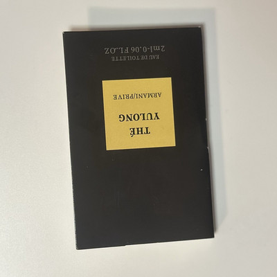 1 Giorgio Armani The Yulong Eau de Toilette Spray Sample 0.06 fl oz 2ml