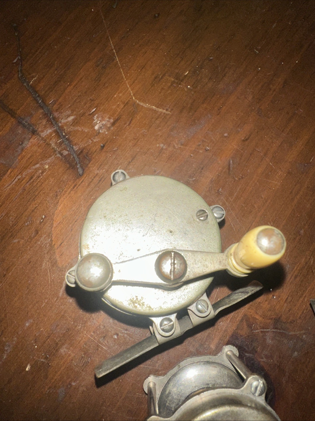 Vtg. Fishing Reels “Hendrix” And Unknown Reels Complete Good Condition