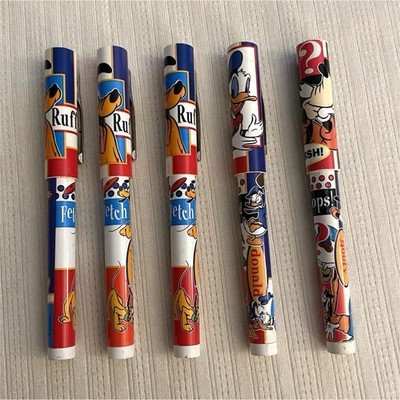 National Design Disney Characters Pens w/ Clip - Donald Duck Pluto do not write