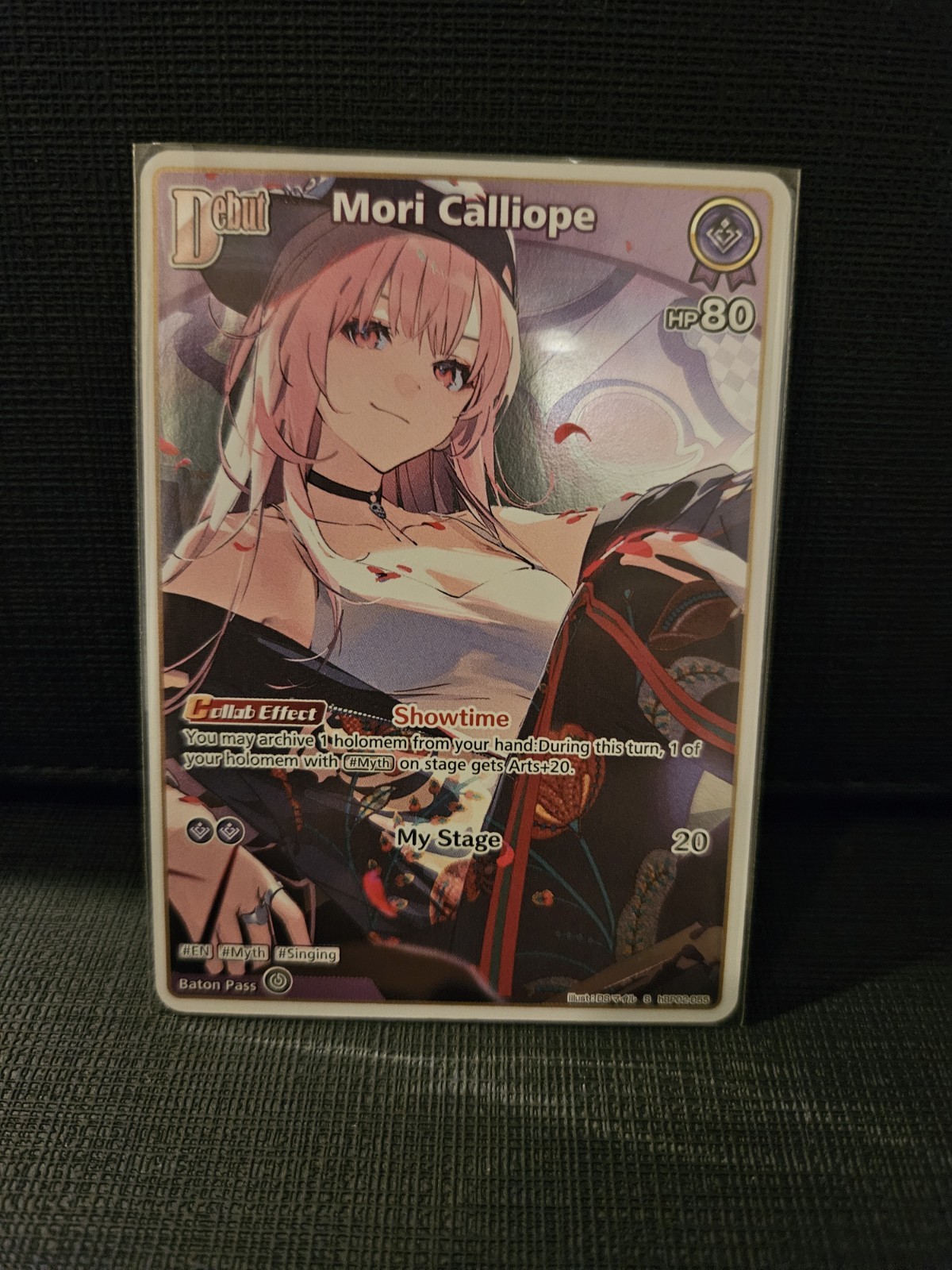 Hololive Card Game hBP02-055 Mori Calliope  S Japanese Vtuber ENGLISH