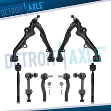 Front Lower Control Arms Sway Bars Tie Rods for Chevy Silverado GMC Sierra 1500