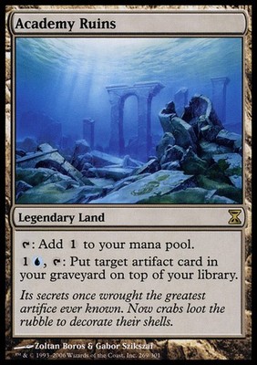 1x Academy Ruins Moderate Play MTG Magic - Kid Icarus -