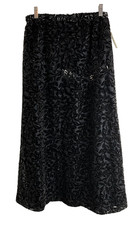 NOS Vintage Y2K Womens Medium Burnout Long Maxi Skirt Whimsigoth Grunge