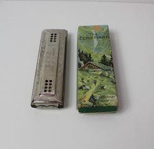 Vintage Echo Harp M Hohner Germany Harmonica (1002)