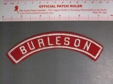 Boy Scout Burleson RWS Texas community strip 3426OO