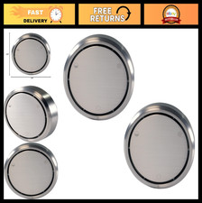 Deep Soak Round Bathtub Overflow Cover 2-Hole Closure, Satin Nickel 2-Pack