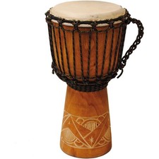 Djembe Terré Carved 40 cm Trommel Percussion NEU