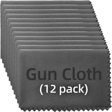 12"x12" Lint Gun Cleaning Rags, 6/12 Pack Microfiber Gun Cleaning Cloth