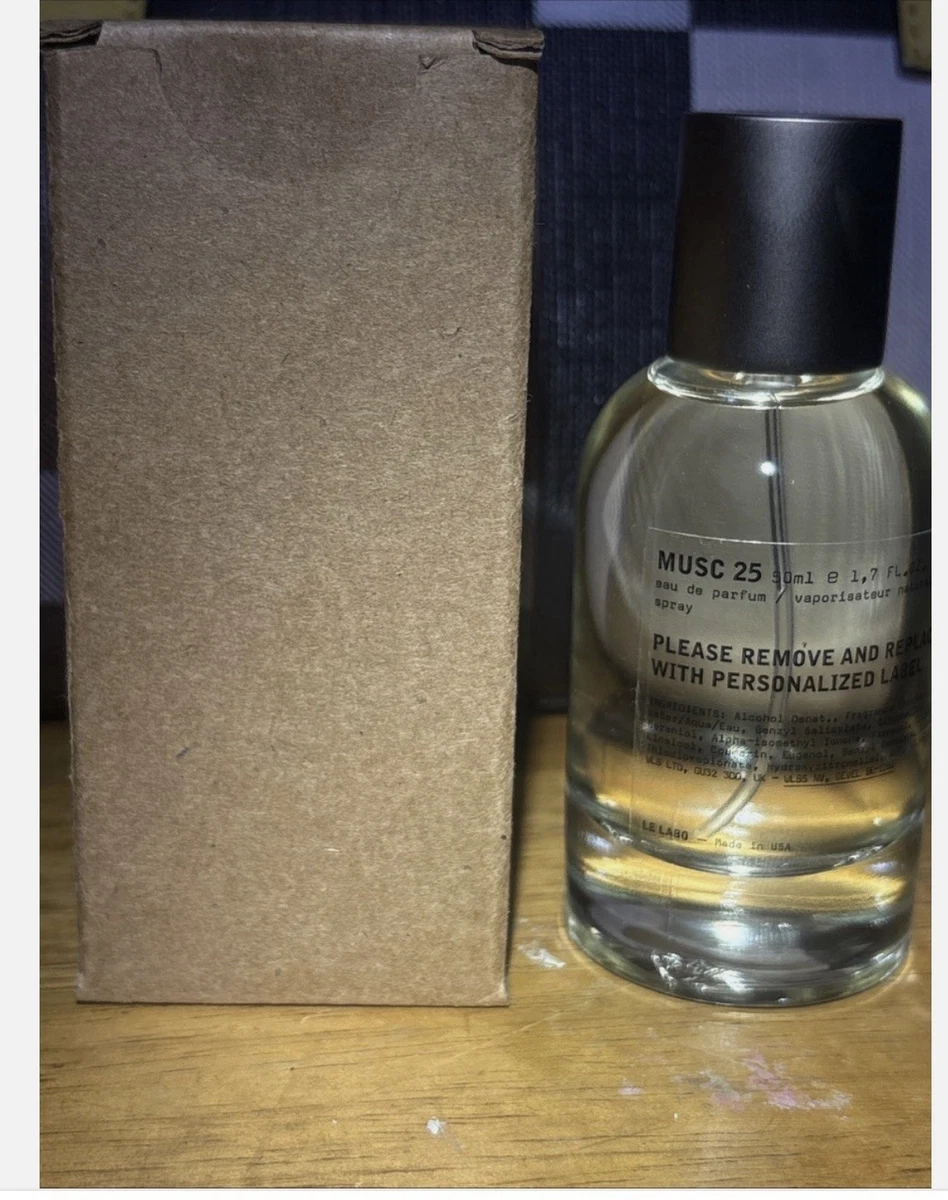 Le Labo Musc 25 1.7 oz / 50ml Eau De Parfum Spray New in brown box