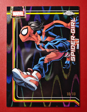 2026 Topps Chrome Marvel Black Wave Refractor Spider-Girl #161 10/10 Final Print