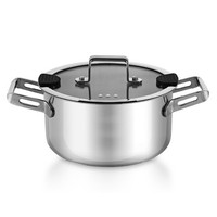 Hascevher Premium Kochtopf Ø 16 Cm – Edelstahl 18/10 Mit Abgieß-Deckel Induktion