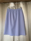 Graff Women's Size 14 Petite Straight Casual Midi Skirt Light Purple Vintage — photo 3
