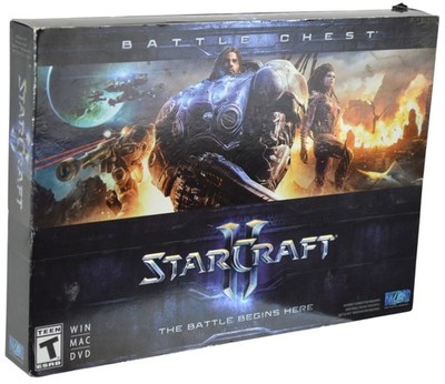 STARCRAFT II Battle Chest PC Game Blizzard Win Mac Star Craft Unopened DVD