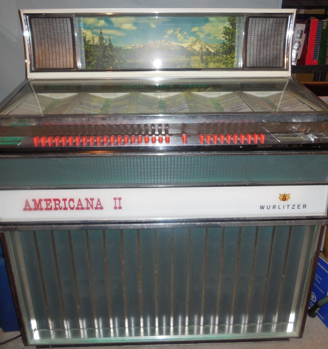 Wurlitzer Jukebox Americana In Collectible Jukebox Machines for