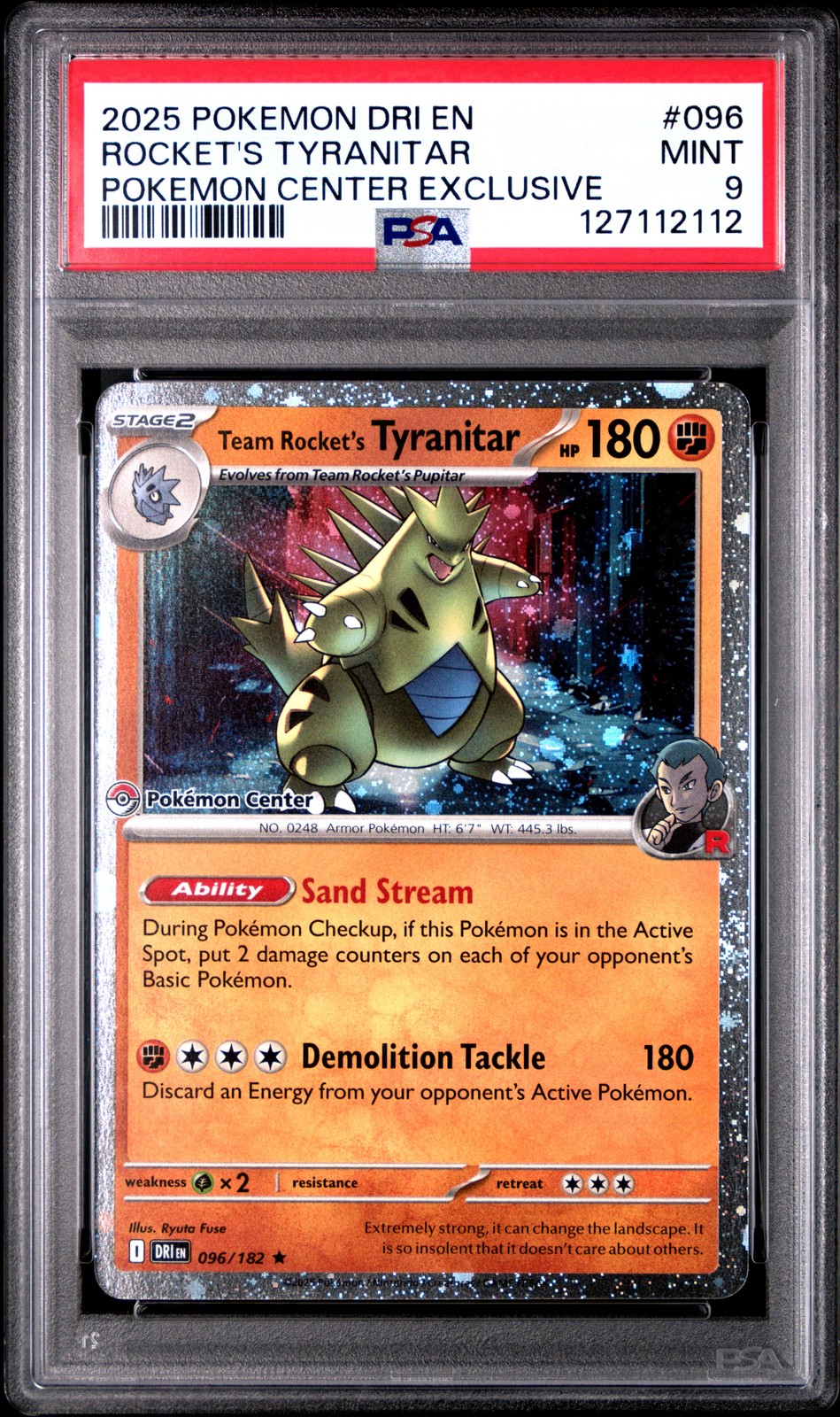 Team Rocket's Tyranitar #96