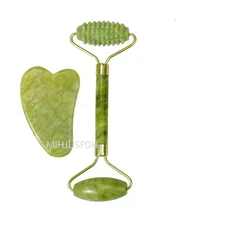 Natural Jade Roller Massager for Face Body Back Foot Massage Roller Facial Liftt