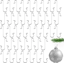 Ornament Hangers, 100 Pack Christmas Hooks for Tree Decorating, Garland Decorati