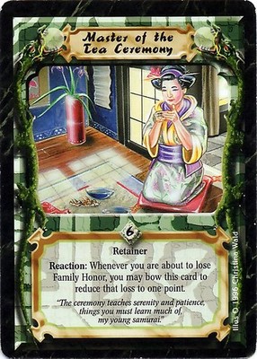 Master of the Tea Ceremony - Emerald Edition - Legend of the Five Rings CCG