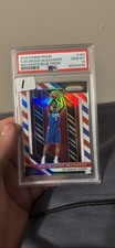 Panini 2018-19 Prizm Shai Gilgeous-Alexander #184 RWB Prizm RC Clippers PSA