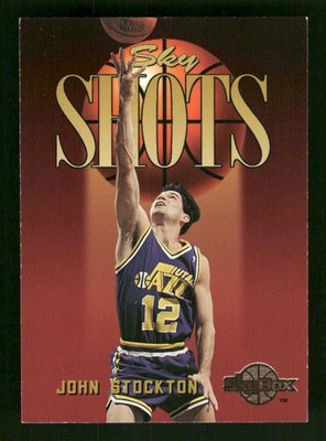John Stockton 1994-95 SkyBox Premium #324 Excellent