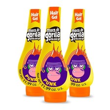 Moco de Gorila Punk Hair Styling Gel, 11.9 Ounce Pack of 3 , Clear