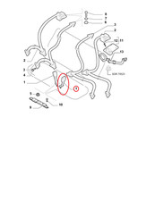 RAMO CINTURE DI SICUREZZA ALFA ROMEO 159 ORIGINALE 50506908