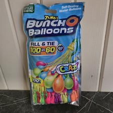 Zuru Bunch O Balloons 100 Rapid-Filling Self-Sealing Water Balloons