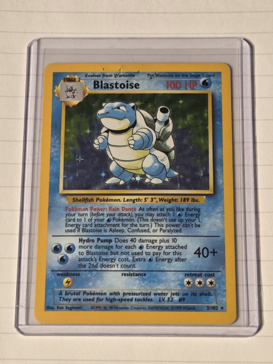 Blastoise 2/102 Base Set Holo Vintage | eBay