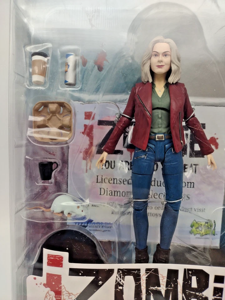 Figura de acción Diamond Select iZombie Liv Moore 2016 7" con accesorios DC nueva Foto 2 de 4