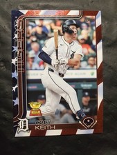2025 Topps Series 1 Colt Keith #180 Independence Day Variation 64/76