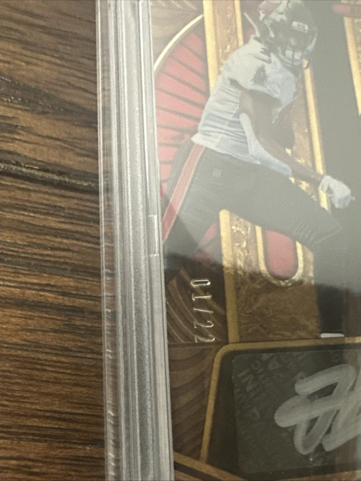 Jaelon Darden 2021 Gold Standard Rookie Patch Auto #237 1/22 PSA 8 Buccaneers - Image 3 of 3