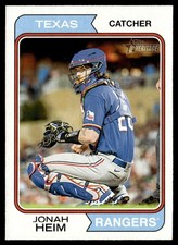 2023 Topps Heritage Jonah Heim Texas Rangers #326