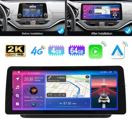 12.3'' 2K Screen For Nissan Altima 2018-2021 Android 14 Radio Stereo 4+64GB GPS
