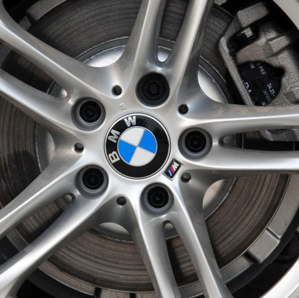 4PCS For BMW 68mm Wheel Center Hub Caps Logo Badge Emblem Rim Hubcaps Emblem Foto 3 de 3