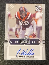 2022 Leaf Draft #BA-JW2 Jermaine Waller Auto Virginia Tech Hokies *1E