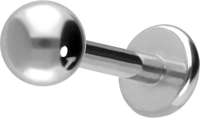 Titan Labret Stecker | KUGEL | Piercing Ohr Lippe Nase | Farb & Größenauswahl