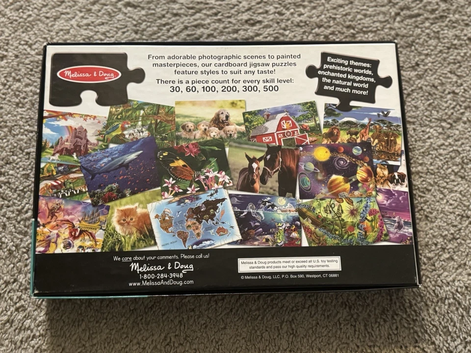 Rompecabezas de bailarina recital de ballet Melissa & Doug 100 piezas 1375 arte nuevo en caja Foto 3 de 3