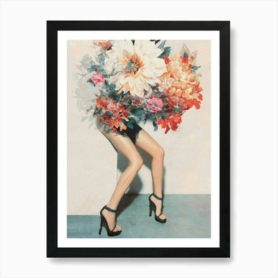 Blüte Kunstdruck gerahmt Wandbild Poster Leinwanddruck Bild