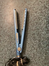 BaBylissPRO Nano Titanium Hair Iron 450°F 1" Digital Flat Iron Straightener Blue