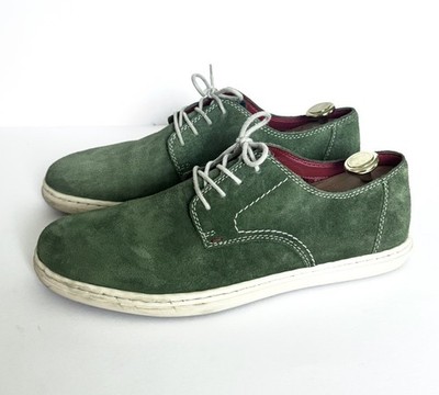 Rieker Leder Nubuk Sneaker Grün Herren EU 43 Sehr Guter Zustand 